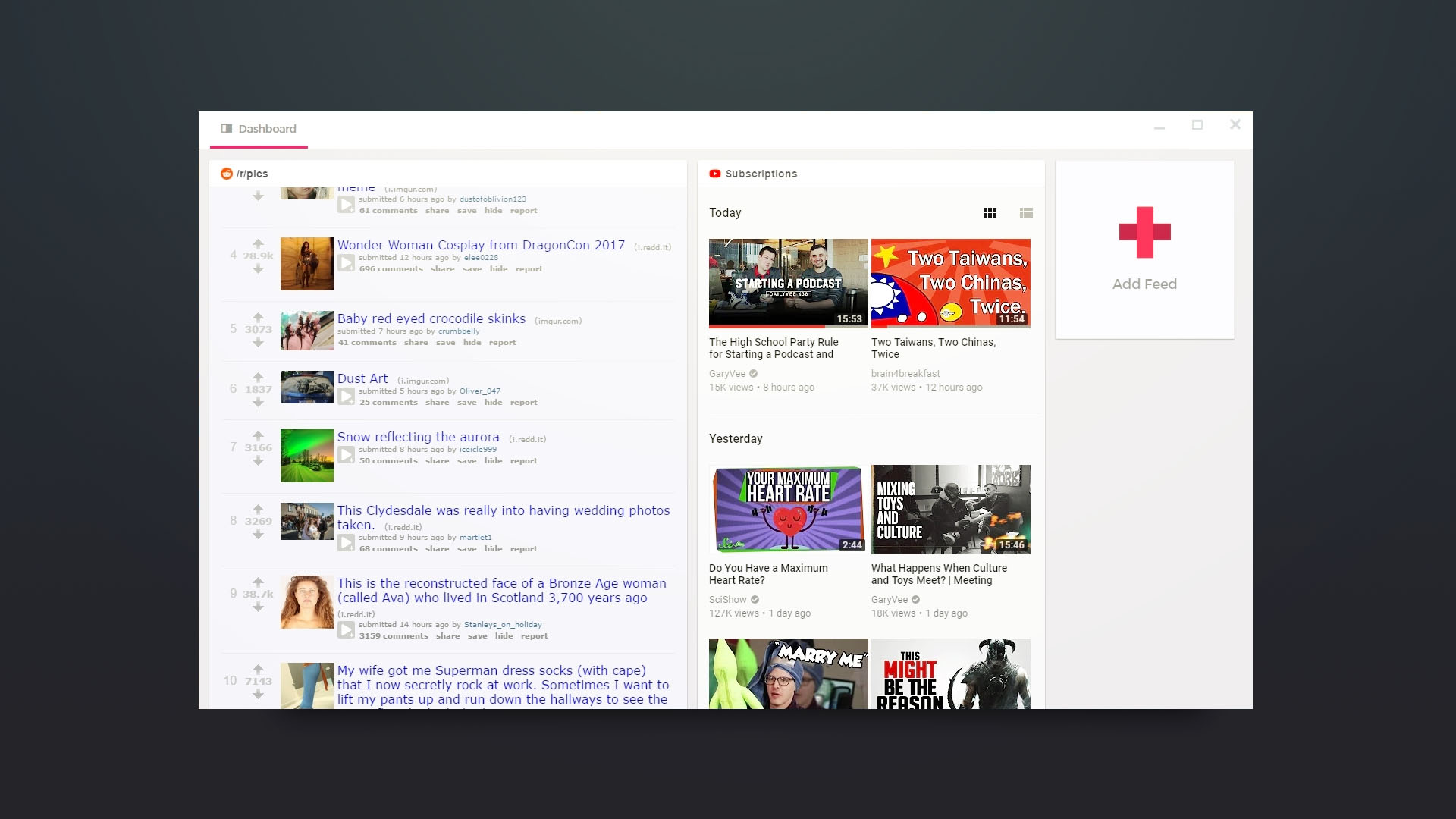 Dashboard UI